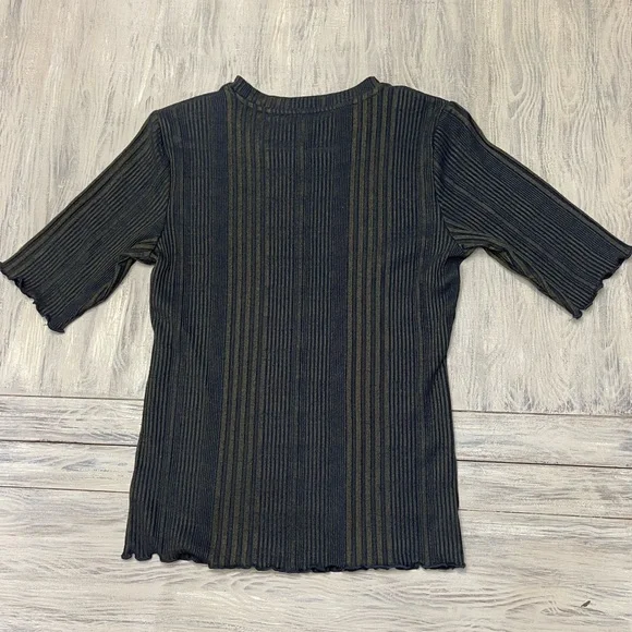 New Jessica Simpson Blue and Green Striped Top - Picture 6 of 6